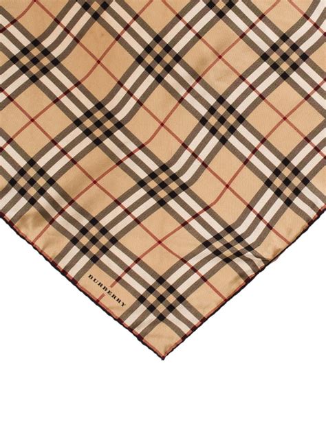 burberry check pocket square